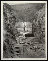 Photograph of Hoover Dam construction site, May 29, 1934