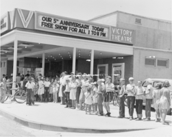 Film transparency of Victory Movie Theater, Henderson, circa 1940s