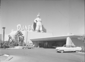 Film transparency of Dunes Hotel, Las Vegas, circa 1955