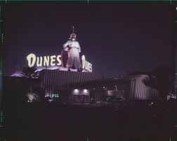 Film transparency of the Dunes Hotel, Las Vegas, circa 1955