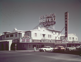 Film transparency of the El Cortez Hotel, Las Vegas, circa 1940s-1950s