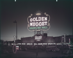 Film transparency of Golden Nugget, Las Vegas, 1946-1950s