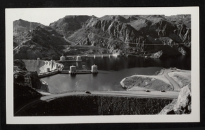 Photograph of Hoover Dam, circa 1935