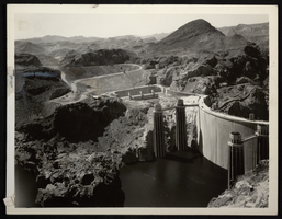 Postcard of Hoover Dam, circa 1935