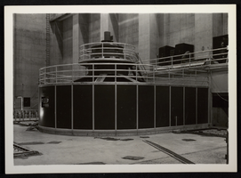 Photograph of generator at Hoover Dam, circa 1935-1940