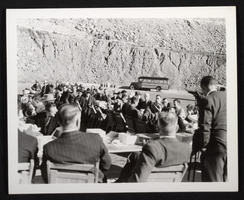 Photograph of Rotary Club at Hoover Dam, October 1946