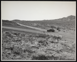 Photograph of the East Wye branching road, Boulder City, Nevada, circa 1935