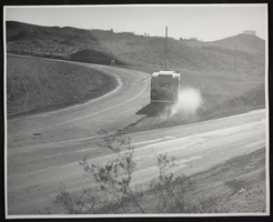Photograph of the East Wye separating road, Boulder City, Nevada, circa 1935