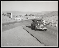 Photograph of the East Wye separating road, Boulder City, Nevada, circa 1935