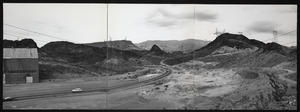 Photograph of Boulder Highway near Hoover Dam, circa 1935