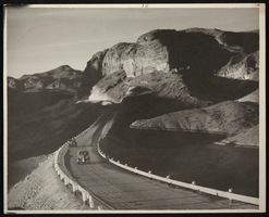 Photograph of Boulder Highway between Boulder City, Nevada, and Kingman, Arizona, circa 1935