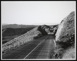 Photograph of Boulder Highway between Boulder City and Kingman, Arizona, circa 1935