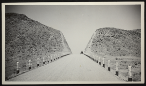 Photograph of Boulder Highway between Boulder City and Kingman, Arizona, circa 1935