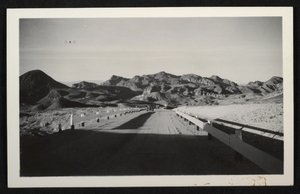 Photograph of Boulder Highway between Boulder City, Nevada, and Kingman, Arizona, circa 1935
