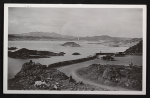 Postcard showing Lakeview Point, Lake Mead, circa 1935