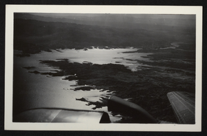 Photograph of an aerial view of Lake Mead, circa 1934-1939
