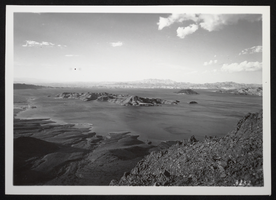Aerial photograph of the Boulder Islands, Lake Mead, circa 1934-1950s