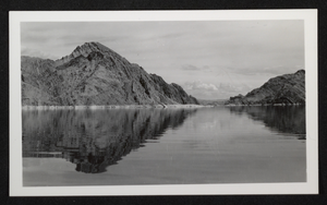 Postcard showing Iceberg Canyon, Lake Mead, circa 1934-1950s