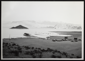 Photograph of a Lake Mead marina site, circa 1934-1950s