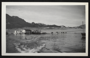 Photograph of a Lake Mead marina site, circa 1934-1950s