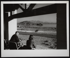 Photograph of people at Lake Mead Lodge, Hemenway Harbor, Nevada, circa 1941-1949