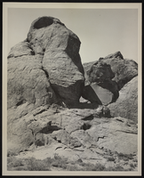 Photograph of desert rock formation, Southwest United States, circa 1930s-1950s