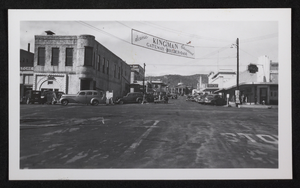 Photograph of Main Street, Kingman, Arizona, circa 1940s