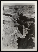 Aerial photograph of part of the Colorado River in the Grand Canyon, circa 1930s-1940s