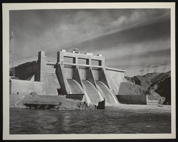 Photograph of the Davis Dam, December 28, 1950