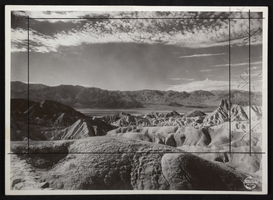 Photograph of the Zabriskie Point, Death Valley, California, circa mid 1900s