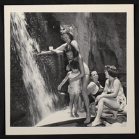 Photograph of a waterfall, Lake Mead, circa 1934-1940s