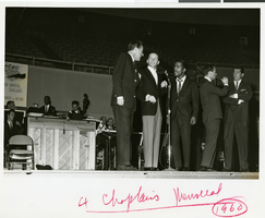 The "Rat Pack" performing at the Four Chaplains Memorial, Las Vegas, Nevada, February 7, 1960