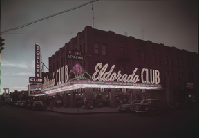 Film transparency of the Eldorado Club, Las Vegas, circa 1940s