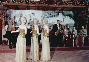 Film transparency of the Boyd Sisters, Las Vegas, circa 1940s