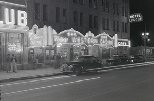 Film transparency of New Western Casino, Las Vegas, circa 1940s-1950s