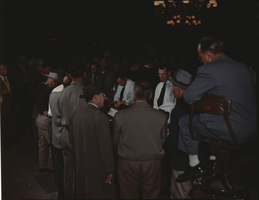 Film transparency showing a casino players, circa late 1940s-1960s