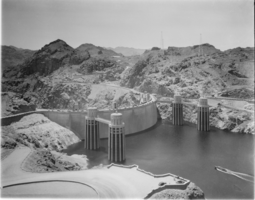 Film transparency of Hoover Dam, circa mid 1930s