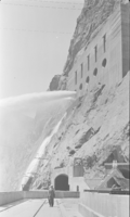 Film transparency of Hoover Dam outlet works, circa mid 1930s