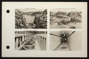 Postcard of Hoover Dam, circa late 1930s