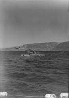 Film transparency showing swimmers at Lake Mead, circa 1935-1950