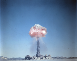 Film transparency of atomic explosions at the Nevada Test Site, Nye County, Nevada, circa 1950s