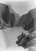 Film transparency of the Colorado River, circa 1930s-1950s