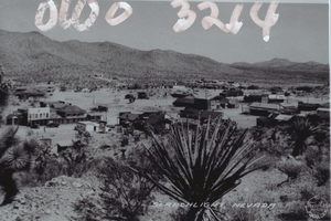 Film transparency showing Searchlight, Nevada, circa 1930s
