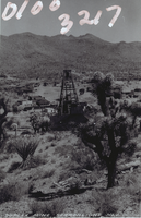 Film transparency showing Duplex mine in Searchlight, Nevada, circa 1930s
