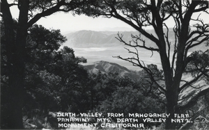 Postcard showing Death Valley, California, circa 1930s to 1950s