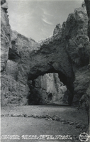 Postcard showing a rock formation in Death Valley, California, circa 1930s to 1950s