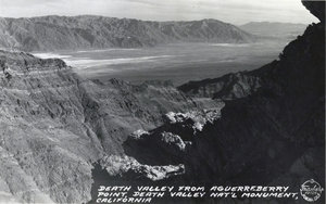 Postcard showing Death Valley, California, circa 1930s to 1950s