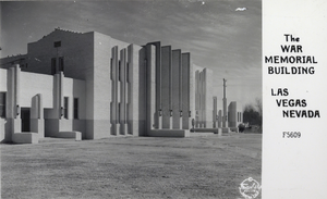 Postcard of the War Memorial Building, circa 1920-1955