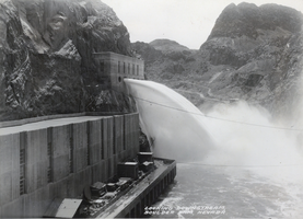 Photograph of Hoover Dam, circa late 1930s