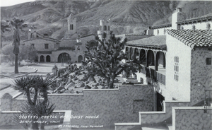 Photograph showing Scotty's Castle, Death Valley, California, circa 1920 to 1955